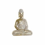 Figură Decorativă DKD Home Decor Auriu* Buda Alb Rășină (18.5 x 10.5 x 24 cm), DKD Home Decor