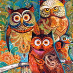 Puzzle 2000 piese Owls, Castorland
