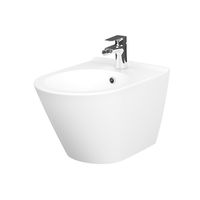 Bideu suspendat, Cersanit, City, oval, alb, 