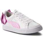 Sneakers PUMA - Basket Bow Patent Ac Ps 367622 02 Puma White/Orchid/Gray