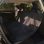vidaXL Husă scaun auto spate pentru animale, negru, 148x142 cm, vidaXL
