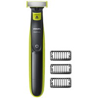 Aparat hibrid de barbierit si tuns barba Philips OneBlade QP2520/20 Autonomie 45 min Verde Negru