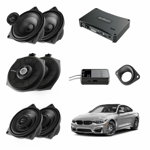Pachet sistem audio Plug&Play Audison dedicat BMW K4M X4M + Amplificator AP F8.9bit 1040W + Conectica dedicata, Audison