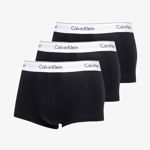 Calvin Klein Modern Cotton Stretch Low Rise Trunk 3-Pack Black/ White, Calvin Klein