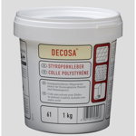 Adeziv Decosa pentru placi si profile decorative din polistiren, interior, 1kg, alb, Cod 12047, 