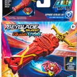 Set Beyblade Quad Strike Xiphoid Xcalius X8 Xcalius Power Speed Launcher (f7726) 