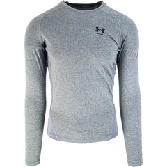 Under Armour, Bluza de compresie pentru fitness HeatGear®, Gri, 2XL Under Armour, Bluza de compresie pentru fitness HeatGear®, Gri, 2XL