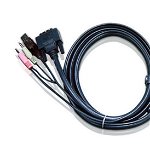 Cablu KVM Aten, 1,8 m, negru (2L7D02U), Aten