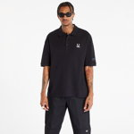 FRED PERRY x RAF SIMONS Embroidered Oversized Polo T-Shirt Black, FRED PERRY