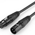 Cablu Ugreen Cablu prelungitor Ugreen cablu audio cablu microfon XLR (femă) - XLR (mascul) 3 m (AV130), Ugreen