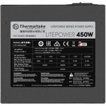 Sursa Thermaltake Litepower GEN2 450W, 4x SATA, 4x MOLEX, 2x 6+2 pin PCI-E, PFC activ