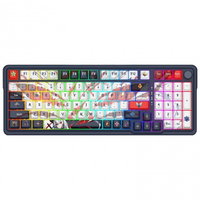Tastatura gaming mecanica Redragon Eisa Pro Honkai Impact, bluetooth, cu fir, wireless, iluminare RGB, Multicolor