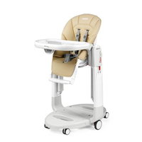 Scaun de masa 3in1 pentru bebelusi Peg Perego Tatamia Follow Me, 0-15 Kg, Paloma, Bej, Peg Perego