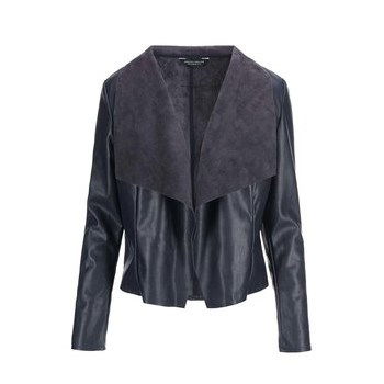 Blazer din piele Dorothy Perkins - bleumarin