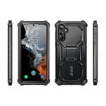 Carcasa 360 grade Supcase i-Blason Armorbox compatibil cu Samsung Galaxy S23 FE, Protectie display, Negru, Supcase