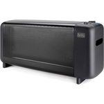 Convector electric de podea BXMRA1500E, 500W, 2 trepte incalzire, Negru, Black & Decker