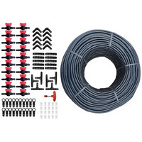 Kit Irigare cu 88 Accesorii incluse, lungime 400 metri (Distanta picurători: 50cm), IRRITAPE