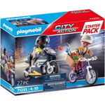 Jucarie 71255 City Action Starter Pack SEK and Jewel Thief Construction Toy, PLAYMOBIL