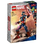 Lego Super Heroes Figurina de constructie Captain America 76258, Lego