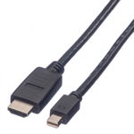 Value DisplayPort Mini - cablu HDMI 2m negru (11.99.5791), Value
