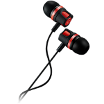 CANYON EP-3 Stereo earphones with microphone  Red  cable length 1.2m  21.5*12mm  0.011kg