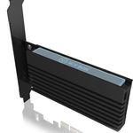 Adaptor Raidsonic ICYBOX- card pentru conectare SSD tip M.2 ,PCIE / NVMe, cu radiator, model IB-PCI214M2-HSL, Icy Box