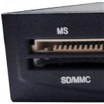 Cititor de carduri cu port USB Dtc, negru