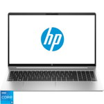 Laptop HP ProBook 450 G10, Intel Core i5-1335U pana la 4.6GHz, 15.6" Full HD, 8GB, SSD 512GB, Intel UHD Graphics, Free DOS, argintiu