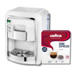 SGL Podsy aparat cialde ESE base alb + Lavazza Gran Espresso cialde ESE 150 buc CADOU