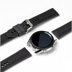 Curea smartwatch Ringke Rubber One Band pentru Galaxy Watch 3 45mm, marime 22mm, TPU, Negru, 1