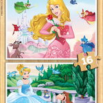 Puzzle 2 in 1 (16+16 piese) Disney Princess