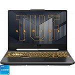 Laptop ASUS TUF Gaming F15 FX506HC-HN002, Intel Core i5-11400H, 15.6inch, RAM 8GB, SSD 512GB, nVidia GeForce RTX 3050 4GB, No OS, Eclipse Gray