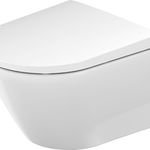 Vas wc suspendat Duravit Soleil by Starck Compact Rimless 37x48cm  HygieneGlaze  alb, Duravit