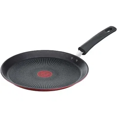 Tigaie clatite TEFAL Daily Chef G2733872, 25cm, aluminiu, Thermo Signal, rosu Tigaie clatite TEFAL Daily Chef G2733872, 25cm, aluminiu, Thermo Signal, rosu