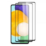 Set 2 folii protectie sticla securizata fullsize pentru Samsung Galaxy A52 4G SM-A525/ 5G negru, HIMO
