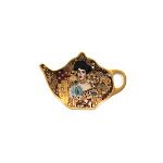Suport pliculet ceai din portelan Klimt Adele 13,3x8,7cm 5321505