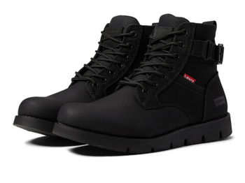 Incaltaminte Barbati Levis Shoes Cobalt Wax 20 Black Monochrome, Levis Shoes