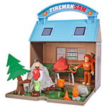 Jucarie Simba Statie Montana cu 2 Figurine si Accesorii Mountain Acivity Center Fireman Sam Bergstation