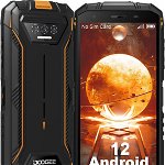 Telefon mobil Doogee S41 Portocaliu, 4G, IPS HD+ 5.5  , 3GB+ 3GB RAM, 16GB ROM, Android 12, Helio A22 OctaCore, GPS, 6300mAh, DualSIM