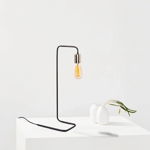 Lampa de masa, Opviq, 892OPV1120, Metal, Negru/Nichel, Opviq