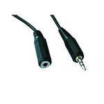 Cablu audio Gembird, 1x 3.5mm jack male - 1x 3.5mm jack female, 5m, Black