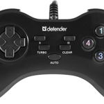 Gamepad Defender Game Master G2 13przycisk, USB,, modul turbo negru, Windows 2000 / XP / Vista / 7/8/10, Defender