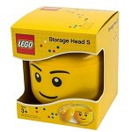 LEGO Storage, Cutie depozitare S cap minifigurina LEGO baiat