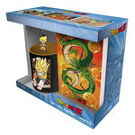 Set Cadou Dragon Ball - Cana 320ml + Breloc PVC + Notebook Goku