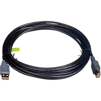 Cablu periferice DIGITUS USB 2.0 Male tip A - USB 2.0 Female tip A, 5m, negru