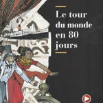 Le tour du monde en 80 jours + CD Audio (Niveau Trois B1) - Paperback brosat - Jules Verne - Black Cat Cideb, 