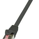 Cablu Patchcord Logikink Cat.6 S/FTP PIMF PrimeLine 1,50m, negru, LogiLink