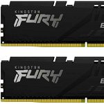 Memorie RAM Kingston FURY Beast 64GB DDR5 4800MHz CL38 Dual Channel Kit, Kingston