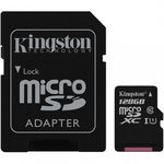 Card de memorie Kingston MicroSDXC Canvas Select 128GB 80R Class 10 UHS I Adaptor, Nova Line M.D.M.