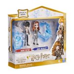 Set 2 figurine SPINMASTER Harry Potter Si Ginny Weasley 063830, 5 ani+, gri-negru